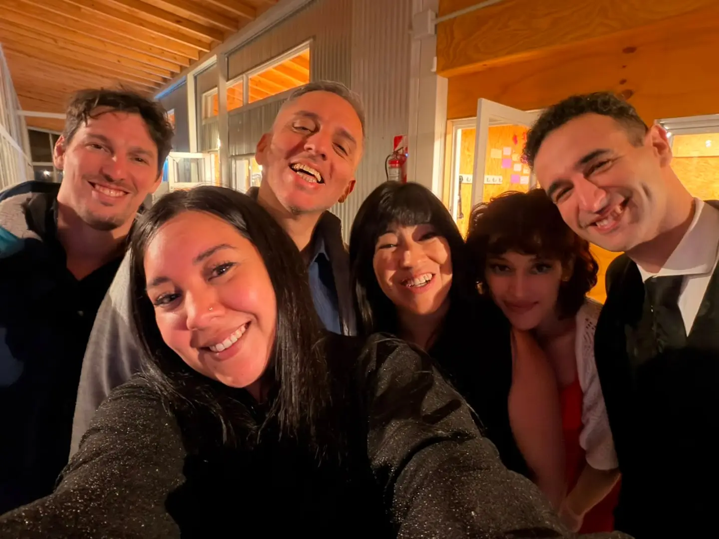 Artistas reunidos durante una edición de La Violetera